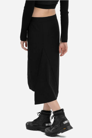 C2h4 Asymmetrical Fitted Skirt