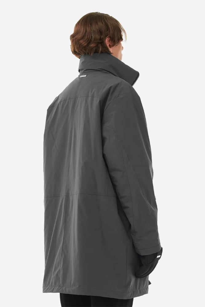 C2h4 Continues Zipper Quilted Coat