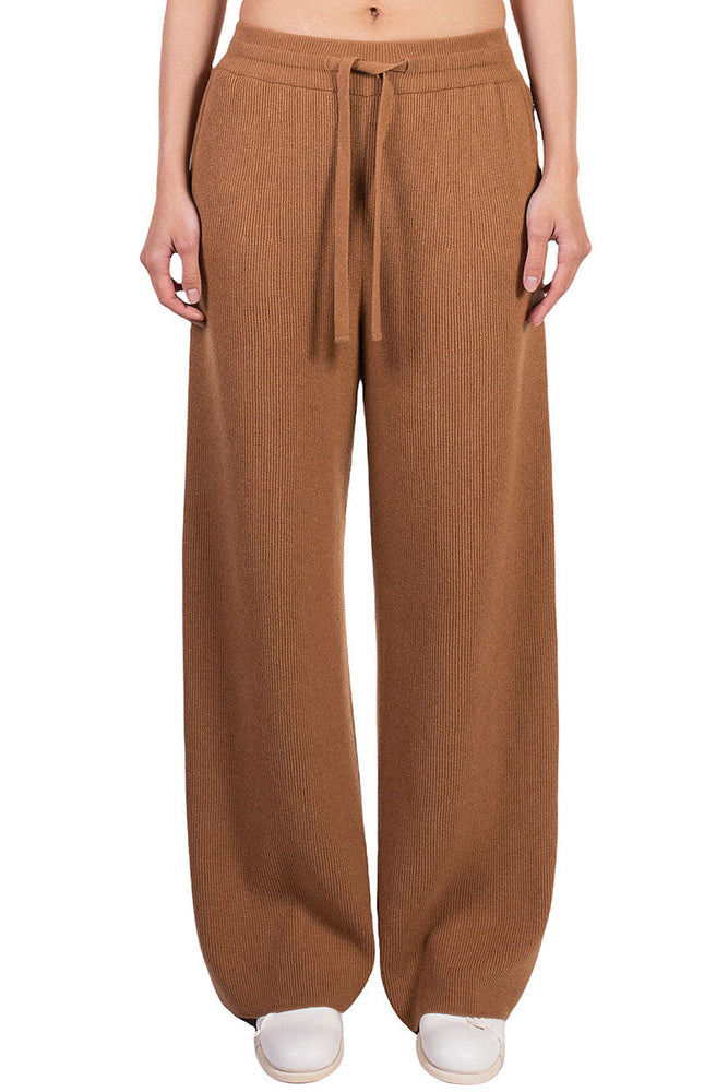Nanushka Camel Cashmere Blend Knit Pants