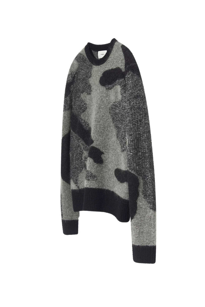 Celadon Camo Pattern Knit