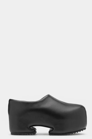 Clog Black Leather