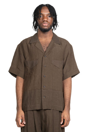 Collaged Short Sleeve Shirt
