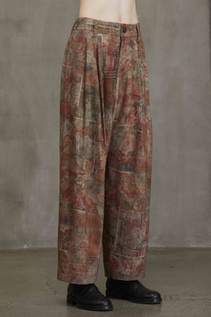 Corduroy Wide-Leg Trousers