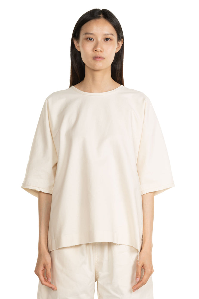 Cotton T-Shirt Cream