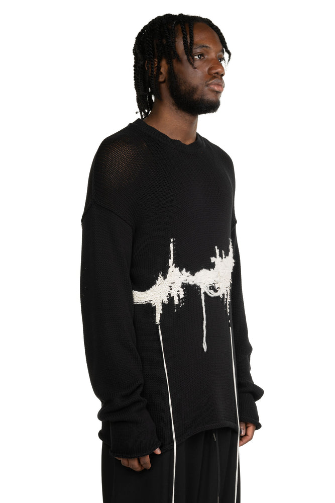 Crew Neck Long Sleeves Knit