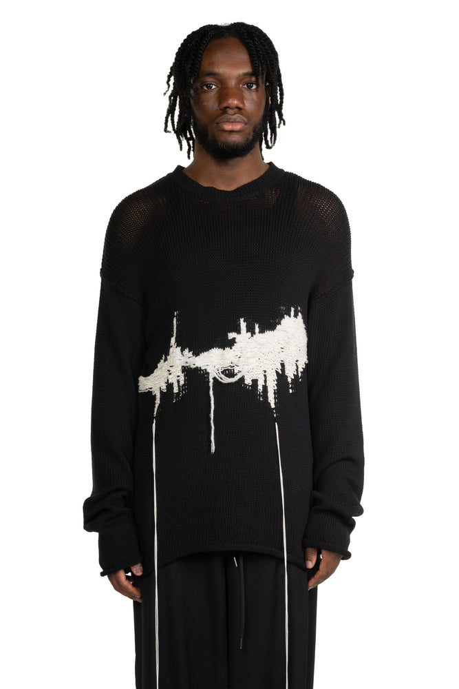 Crew Neck Long Sleeves Knit