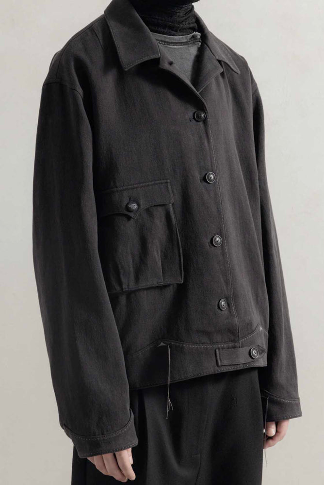 Cyclist Jacket Aged Black
