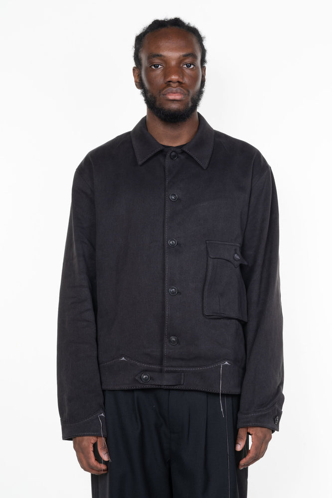 Cyclist Jacket Aged Black