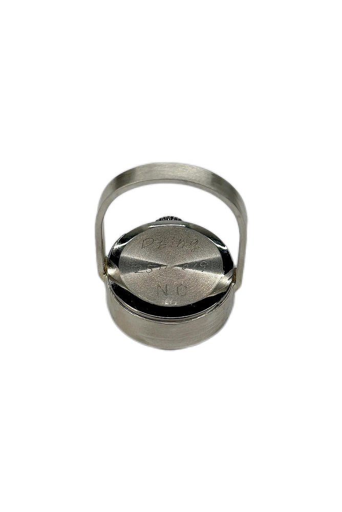 D Ring Brass Silver