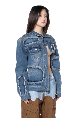 Daniel Half Cut-Out Denim Jacket