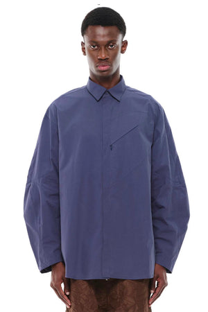 Dart Poplin Shirt Blue