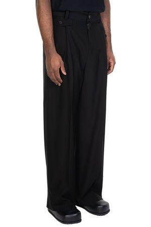 Deconstructed Trousers Black