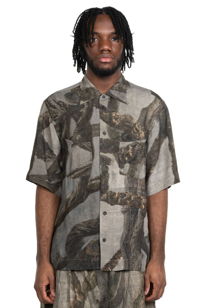 Digital Print Short Sleeve Shirt