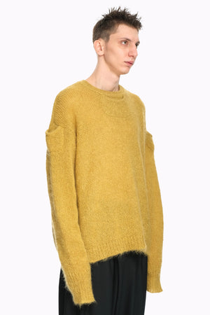 Dip Knitted Sweater Amber