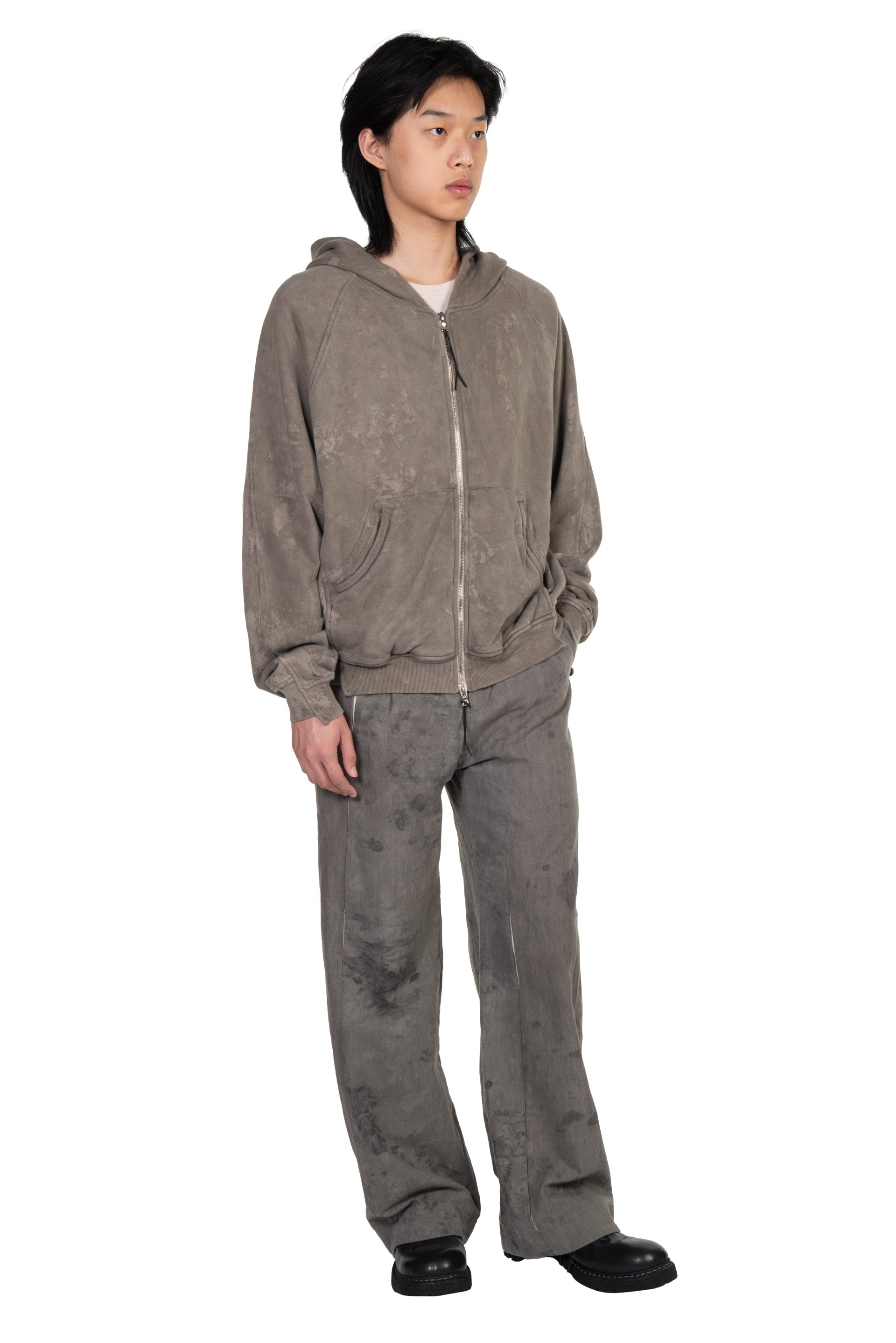 Professor E E Pants Natural Dyed Grey | UJNG