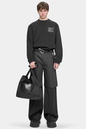 Dopio Layered Trousers Black