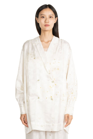 Double Breast Hoary Jacket