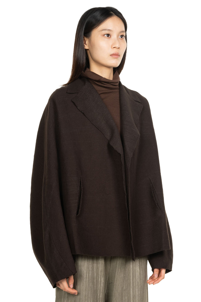 Double Breasted Jacket Coffee