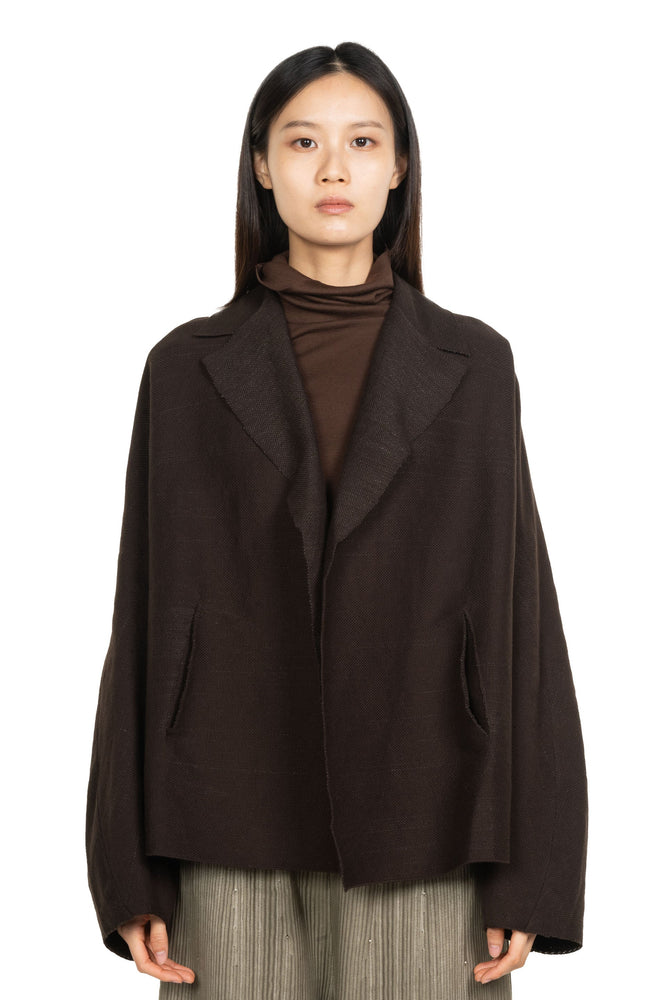 Double Breasted Jacket Coffee