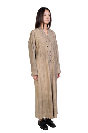 Double Shirt Dress Natural Beige