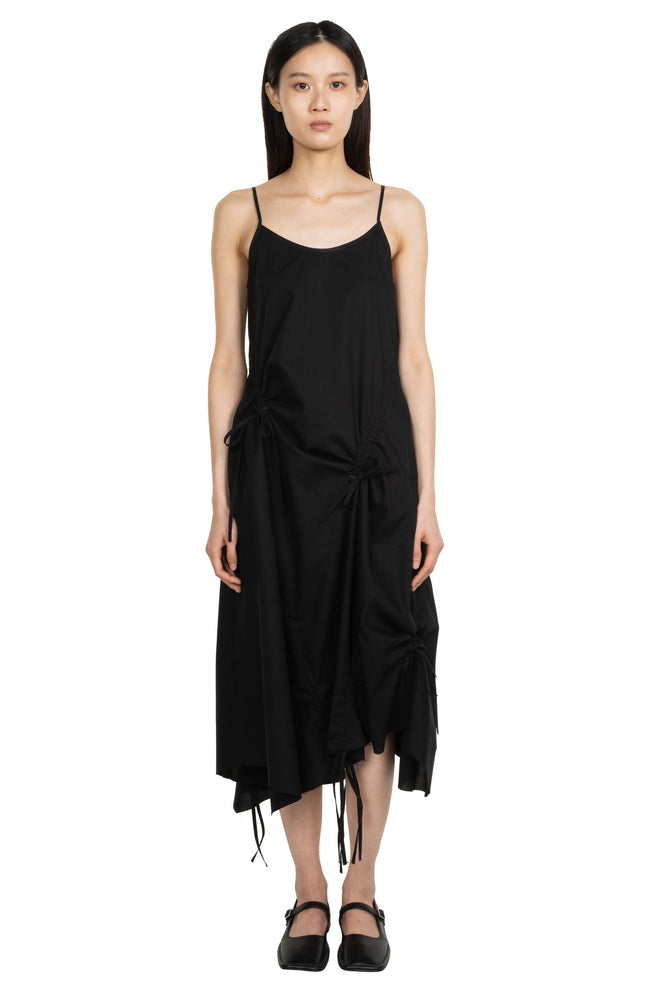 Drawstring Dress Black