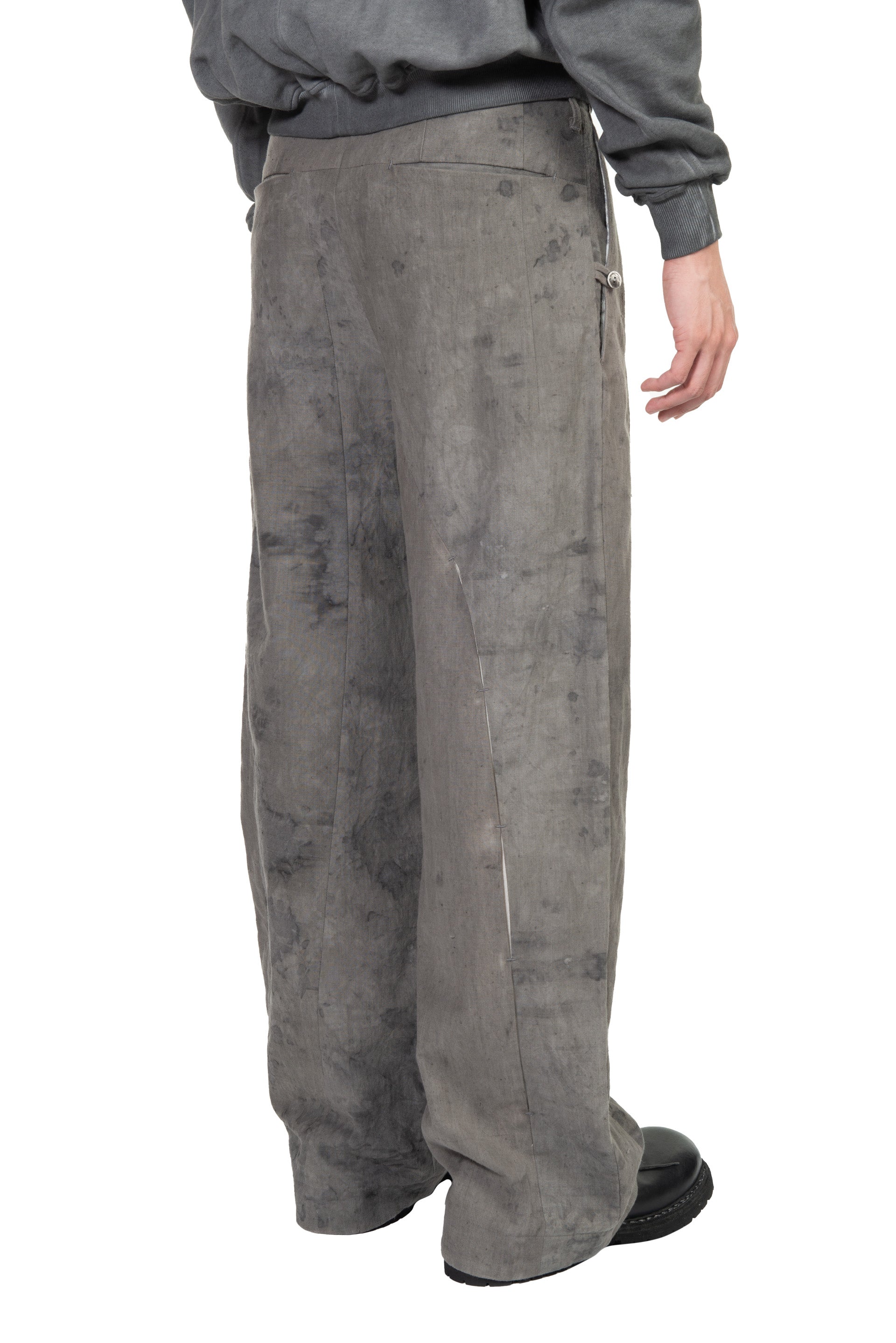 Professor E E Pants Natural Dyed Grey | UJNG