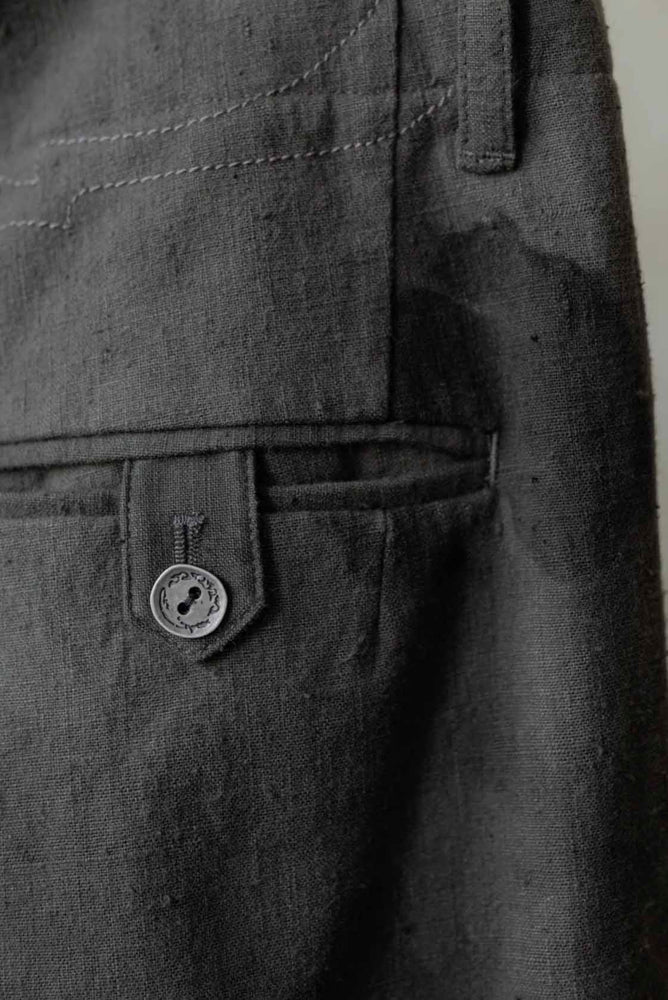 E Pants Natural Dyed Grey