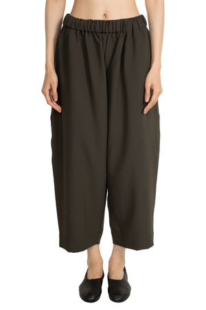 Elastic Trousers Green