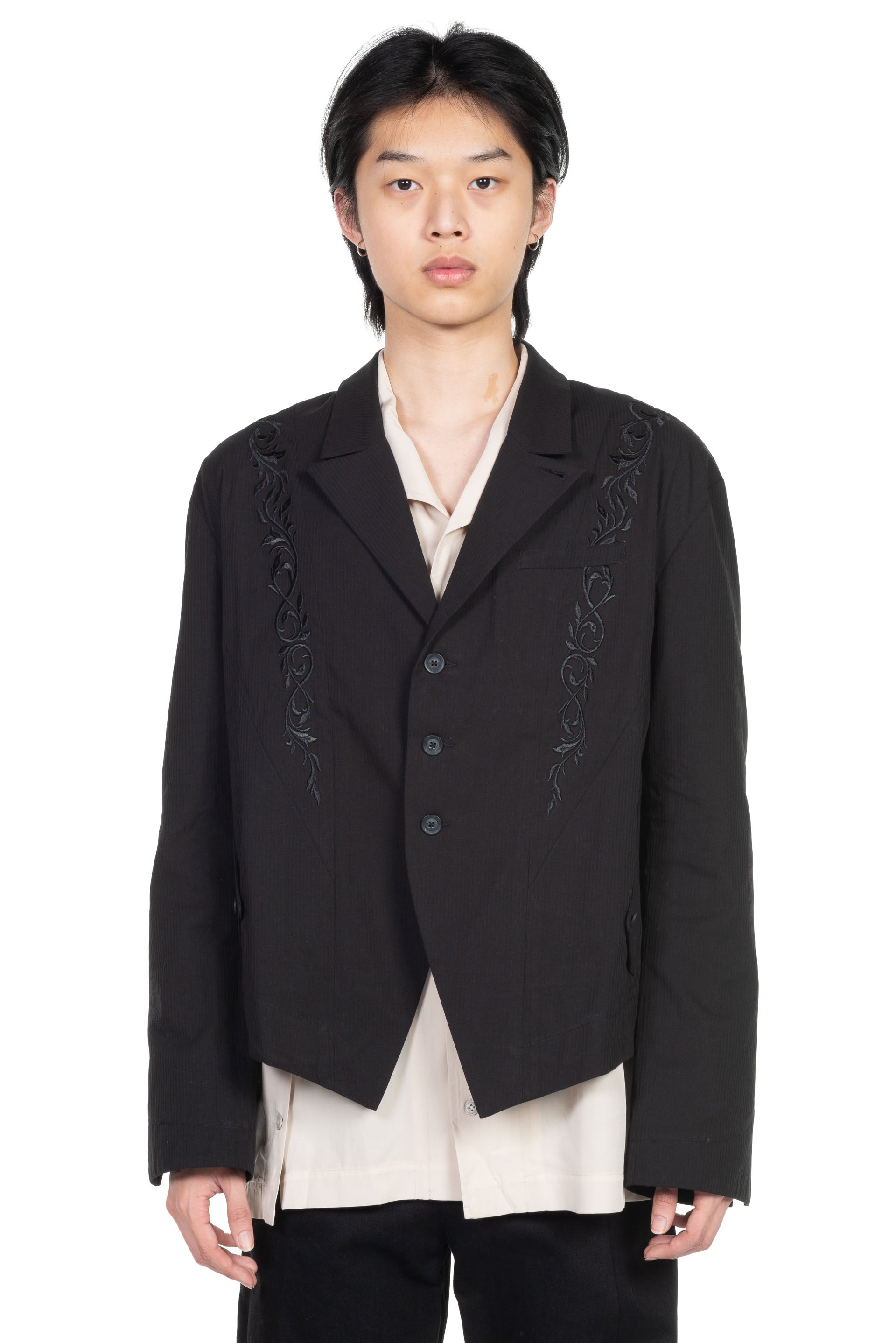 Professor E Embroidered Blazer | UJNG