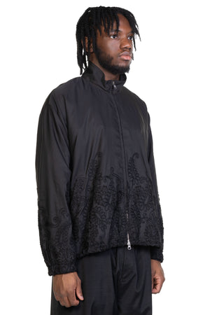 Embroidered Lad Jacket Black