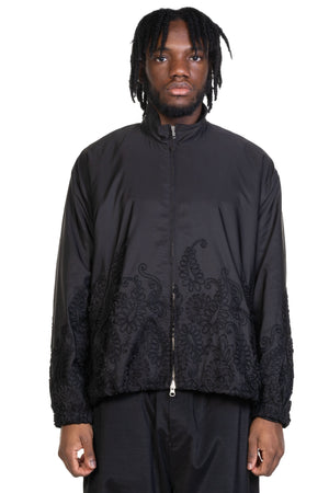 Embroidered Lad Jacket Black