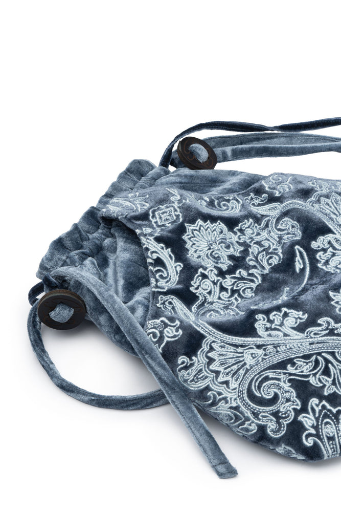 Embroidery Bag Pale Blue