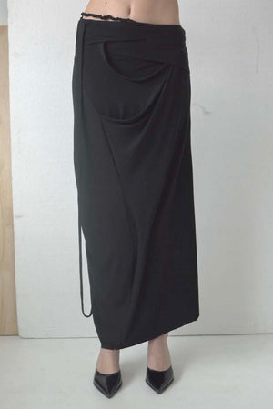 Fallo Long Skirt Black