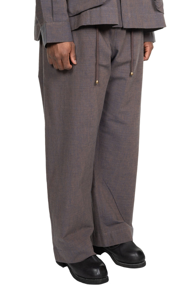 Farmer Pant Persimmon Indigo Dyed Cotton