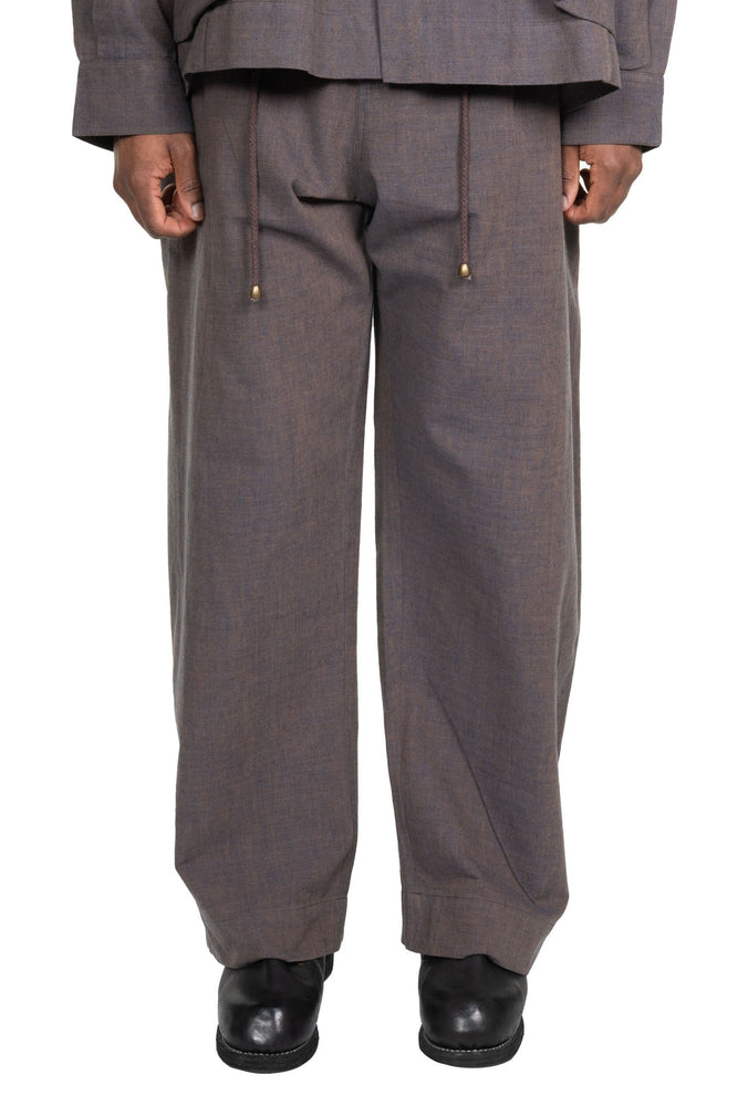 Farmer Pant Persimmon Indigo Dyed Cotton