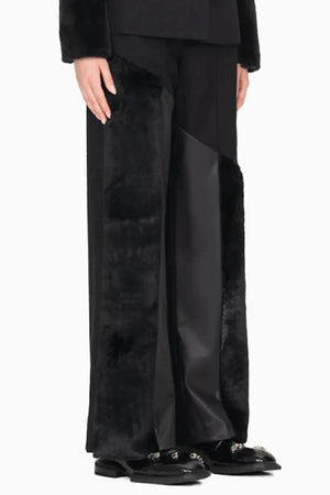 Feng Chen Wang Faux Fur Trousers