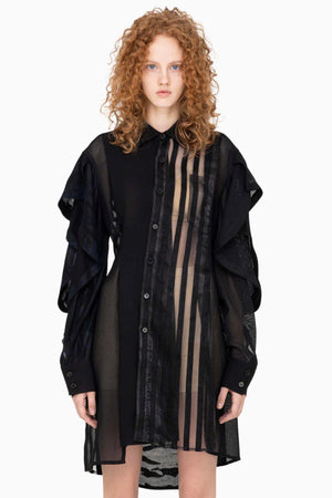 Feng Chen Wang Stripe Shirtdress