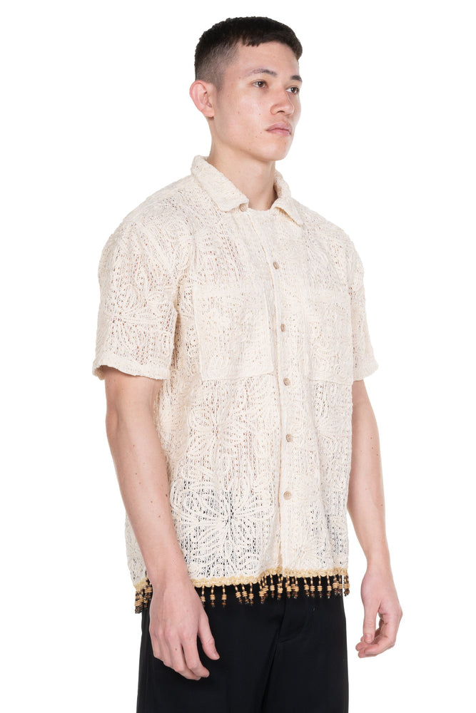 Flower Jacquard Shirt