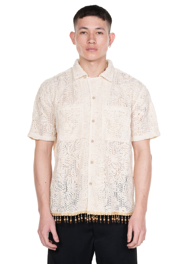 Flower Jacquard Shirt