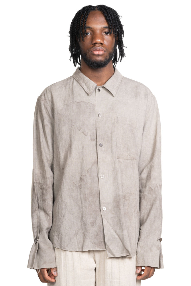 FM Loner Shirt Natural Dyed Grey