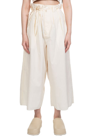 Gayane Flared Pleated Stripe Pants