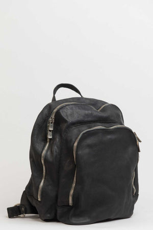 Guidi Dbp06 Black Leather Backpack