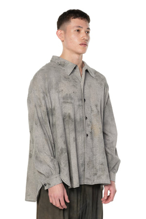 Hand Dyed LS Shirt Grey Dye