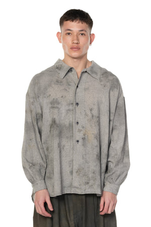 Hand Dyed LS Shirt Grey Dye