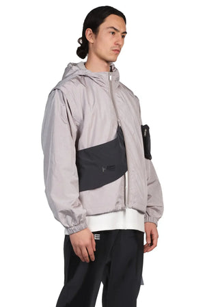 Heliot Emil Grey Panel Track Jacket 