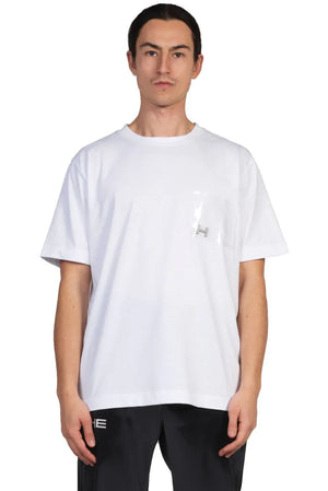 Heliot Emil White PVC pocket T-shirt