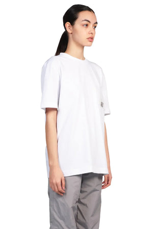 Heliot Emil White PVC pocket T-shirt 