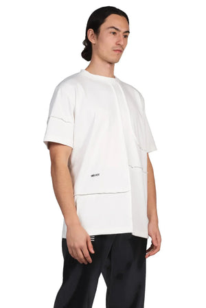 Heliot Emil Off-White Cut-Up T-Shirt