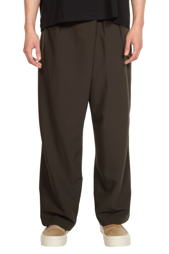 Kar High Waist Trousers Black Olive