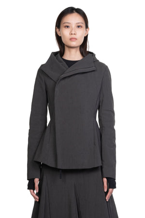 Hooded Jacket Dark Grey